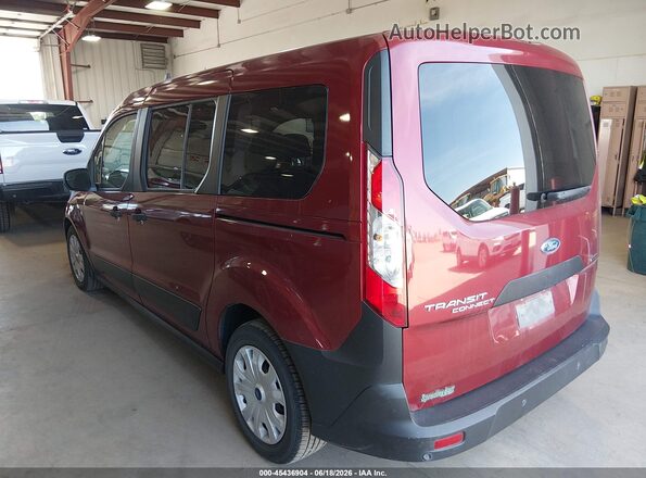 NM0GE9E22K1426538 2019 FORD TRANSIT CONNECT Maroon უკანა მარცხენა