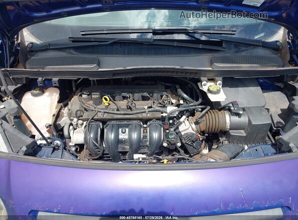 NM0GE9E77J1343620 2018 FORD TRANSIT CONNECT Синий Вид сзади