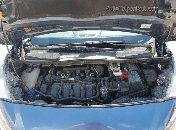 NM0GE9F28K1410987 2019 FORD TRANSIT Blue Engine compartment view