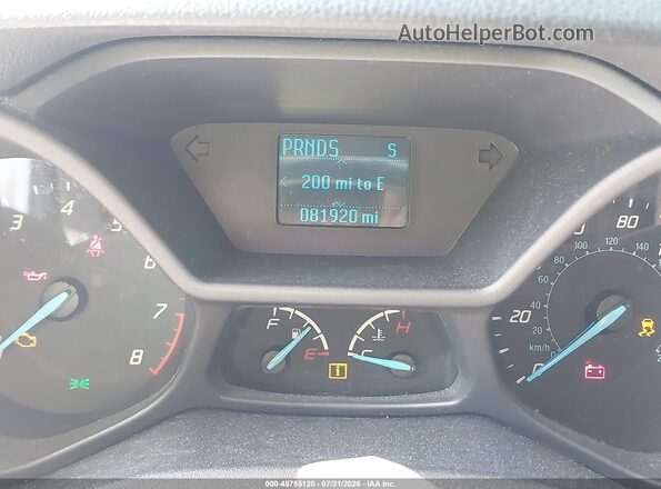 NM0GE9F73G1241934 2016 FORD TRANSIT CONNECT White Vista de los asientos traseros