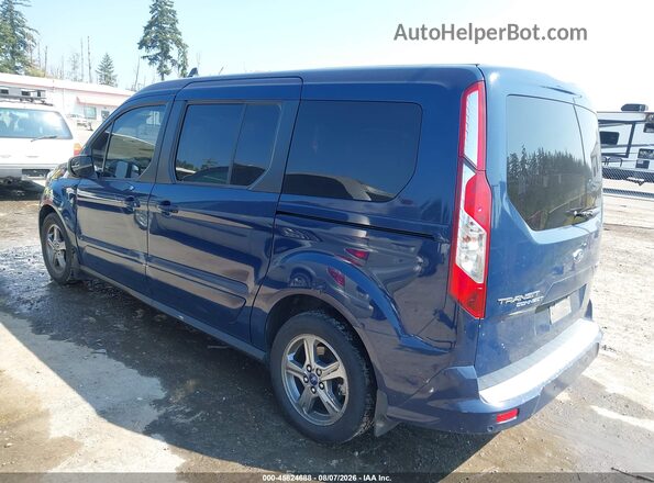 NM0GE9G29K1426467 2019 FORD TRANSIT CONNECT Blue Trasero izquierdo