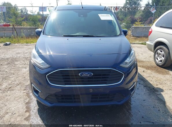 NM0GE9G29K1426467 2019 FORD TRANSIT CONNECT Blue Vista del cuadro de instrumentos