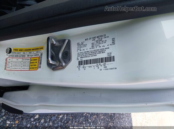 NM0GS9E22L1437663 2020 FORD TRANSIT CONNECT White ძრავის განყოფილების ხედი