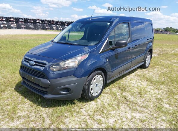 NM0LE7E70H1322802 2017 FORD TRANSIT CONNECT Dark Blue წინა მარცხენა ხედი სამი მეოთხედიდან
