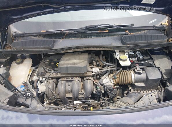 NM0LE7E74H1318686 2017 FORD TRANSIT CONNECT Blue Вид ззаду