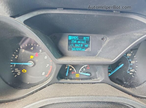 NM0LE7E76G1289657 2016 FORD TRANSIT Blue Вид щитка приладів