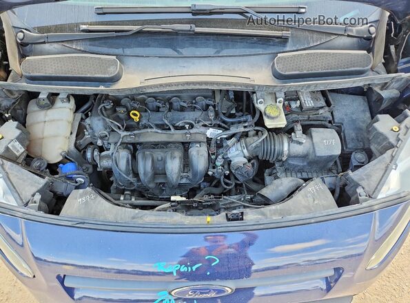 NM0LE7E76G1289657 2016 FORD TRANSIT Blue Вид задньої частини салону