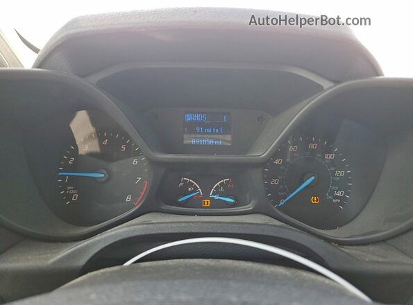 NM0LE7FX4G1235448 2016 FORD TRANSIT Белый Вид щитка приборов