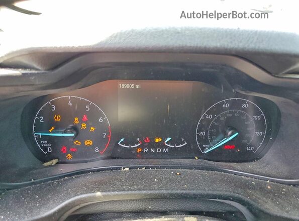 NM0LS7E22L1468575 2020 FORD TRANSIT White Вид щитка приладів