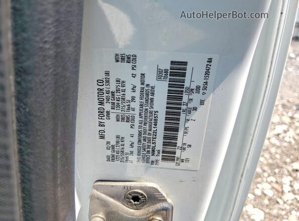 NM0LS7E22L1468575 2020 FORD TRANSIT White Вид наклейки з VIN-кодом