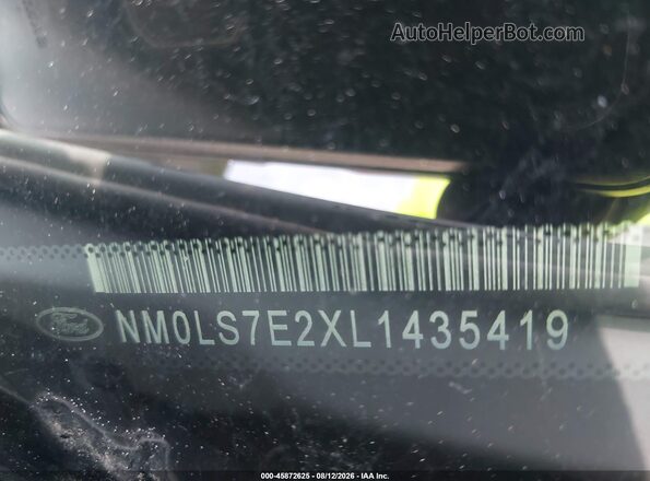 NM0LS7E2XL1435419 2020 FORD TRANSIT CONNECT Белый Вид подкапотного пространства