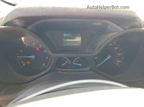 NM0LS7E70J1372968 2018 FORD TRANSIT White Instrument cluster view