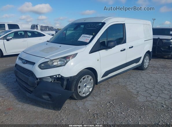 NM0LS7E71H1300283 2017 FORD TRANSIT CONNECT White წინა მარცხენა ხედი სამი მეოთხედიდან