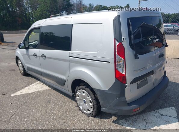 NM0LS7E72J1380859 2018 FORD TRANSIT CONNECT Silver Trasero izquierdo