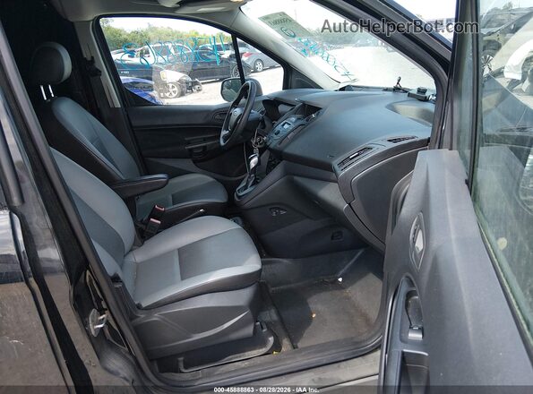 NM0LS7E73G1241719 2016 FORD TRANSIT CONNECT Black Widok wnętrza z przodu