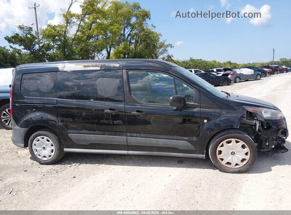 NM0LS7E73G1241719 2016 FORD TRANSIT CONNECT Black Widok wnętrza z tyłu