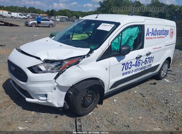 NM0LS7F20K1405424 2019 FORD TRANSIT CONNECT White Vista tres cuartos delantera izquierda