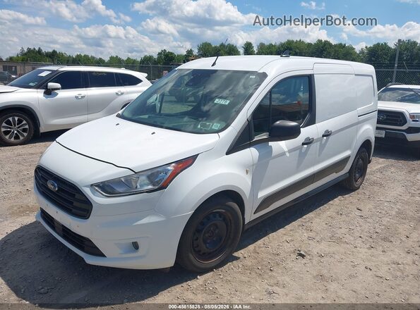 NM0LS7F26K1395658 2019 FORD TRANSIT CONNECT White Առջևի ձախ երեք քառորդ տեսարան