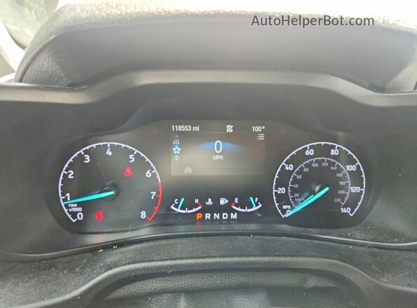 NM0LS7F28K1420947 2019 FORD TRANSIT White Սարքավորումների վահանակի տեսք