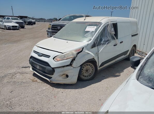 NM0LS7F7XH1297284 2017 FORD TRANSIT CONNECT White Առջևի ձախ երեք քառորդ տեսարան