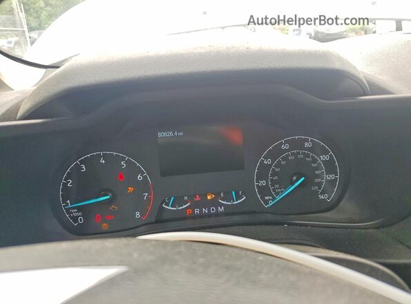 NM0LS7S22P1549666 2023 FORD TRANSIT White Սարքավորումների վահանակի տեսք