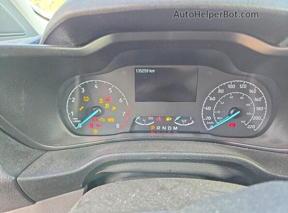 NM0LS7S23K1430775 2019 FORD TRANSIT White Instrument cluster view
