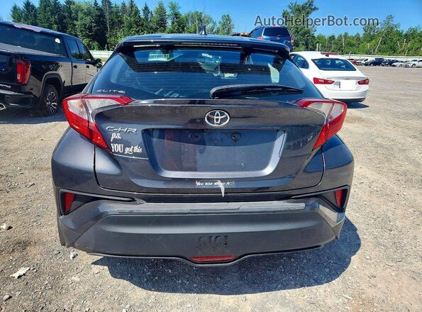 NMTKHMBX0JR008194 2018 TOYOTA C-HR Charcoal Vista trasera