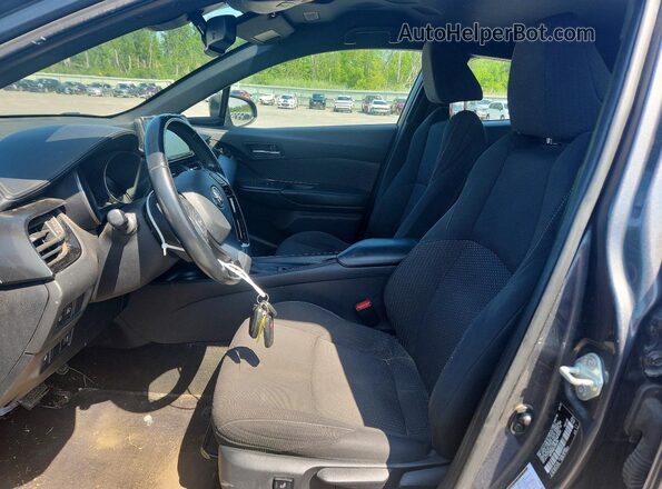 NMTKHMBX0JR008194 2018 TOYOTA C-HR Charcoal Vista interior delantera