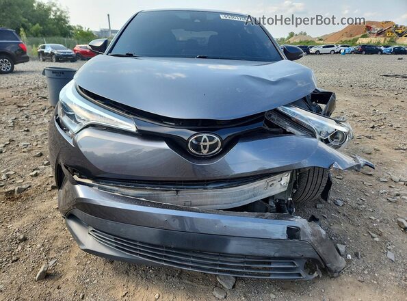 NMTKHMBX0JR017140 2018 TOYOTA C-HR Gray წინა ხედი
