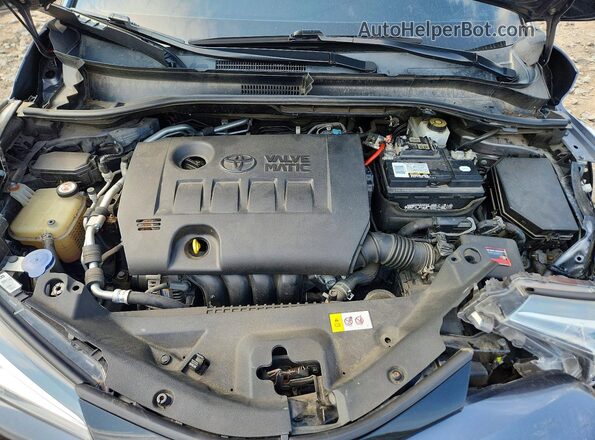 NMTKHMBX0JR017140 2018 TOYOTA C-HR Gray უკანა სალონის ხედი