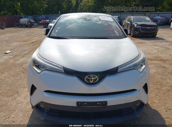 NMTKHMBX0JR059274 2018 TOYOTA C-HR White Instrument cluster view