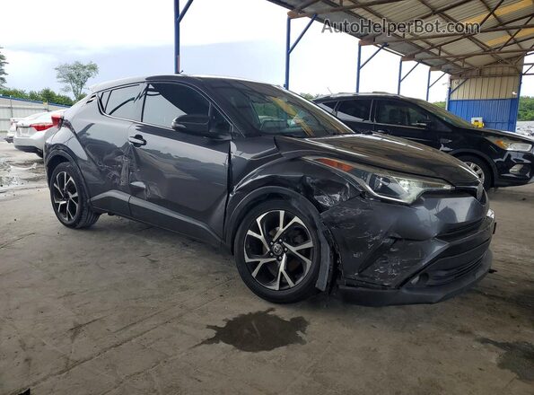 NMTKHMBX0KR076545 2019 TOYOTA C-HR Серый Передняя правая четверть