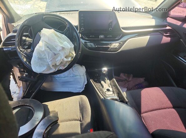 NMTKHMBX0KR100438 2019 TOYOTA C-HR Silver Առջևի վահանակի տեսք