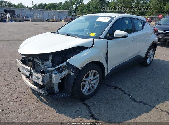 NMTKHMBX0LR104832 2020 TOYOTA C-HR White Առջևի ձախ երեք քառորդ տեսարան