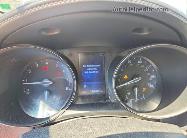 NMTKHMBX1JR001447 2018 TOYOTA C-HR Silver Instrument cluster view