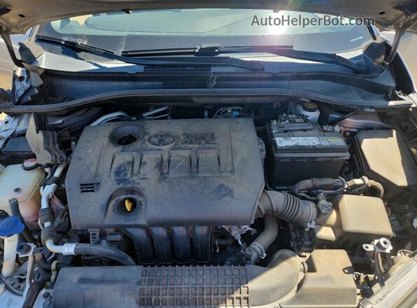 NMTKHMBX1JR001447 2018 TOYOTA C-HR Silver Engine compartment view
