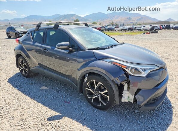 NMTKHMBX1JR004378 2018 TOYOTA C-HR Серый Передняя правая четверть
