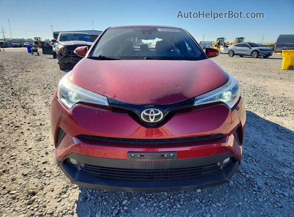 NMTKHMBX1JR044685 2018 TOYOTA C-HR Maroon Դիմացի տեսք