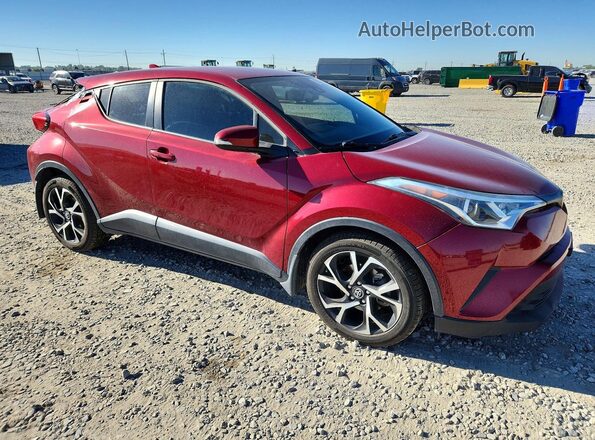 NMTKHMBX1JR044685 2018 TOYOTA C-HR Maroon Առջևի աջ