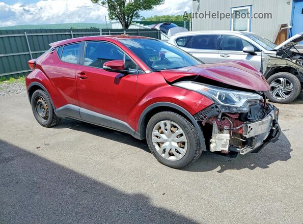 NMTKHMBX1KR072259 2019 TOYOTA C-HR Red Delantero derecho