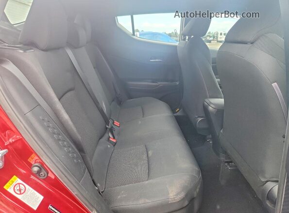 NMTKHMBX1KR093208 2019 TOYOTA C-HR Red Вид задніх сидінь