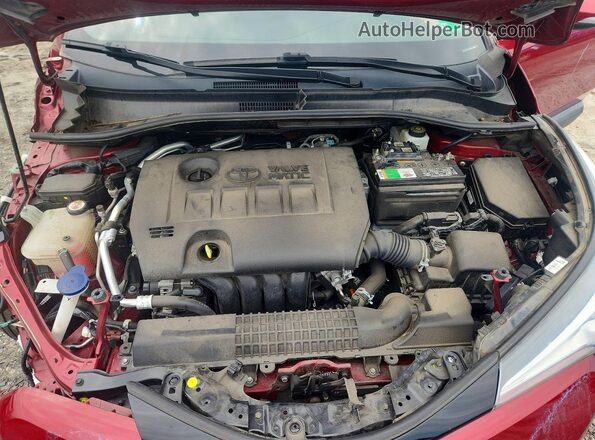 NMTKHMBX1KR093208 2019 TOYOTA C-HR Red Вид задньої частини салону