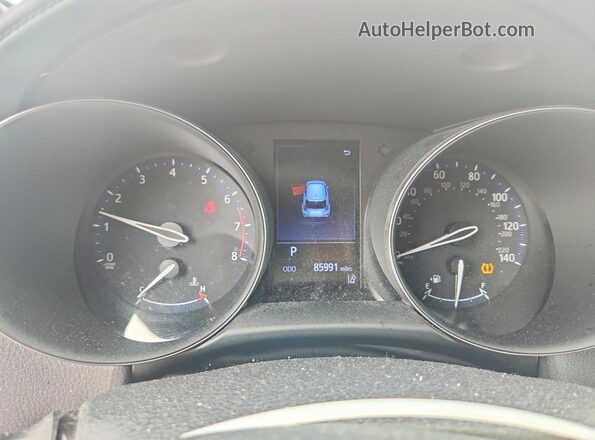 NMTKHMBX1KR093208 2019 TOYOTA C-HR Red Вид щитка приладів