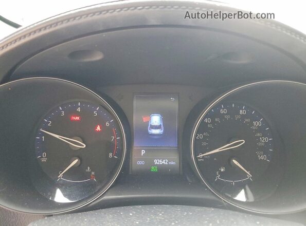 NMTKHMBX1KR094293 2019 TOYOTA C-HR Charcoal Instrument cluster view