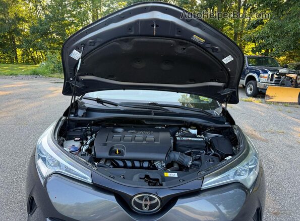 NMTKHMBX1KR096626 2019 TOYOTA C-HR Gray წინა სალონის ხედი