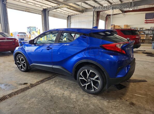 NMTKHMBX2JR012943 2018 TOYOTA C-HR Blue Rear left