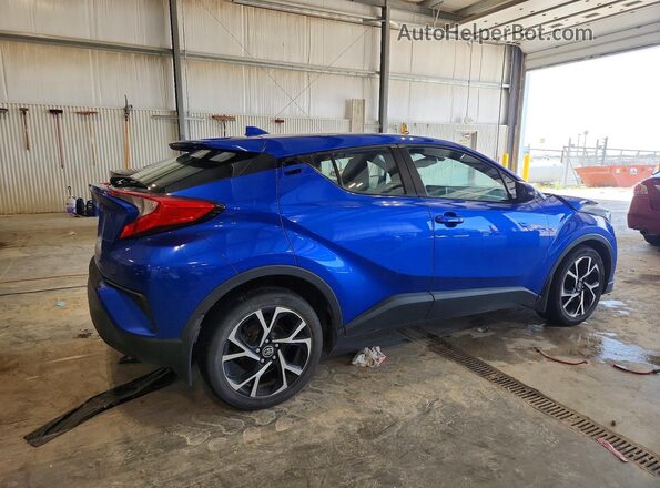 NMTKHMBX2JR012943 2018 TOYOTA C-HR Blue Rear right