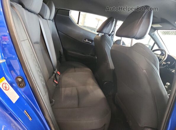 NMTKHMBX2JR012943 2018 TOYOTA C-HR Blue Rear seats view