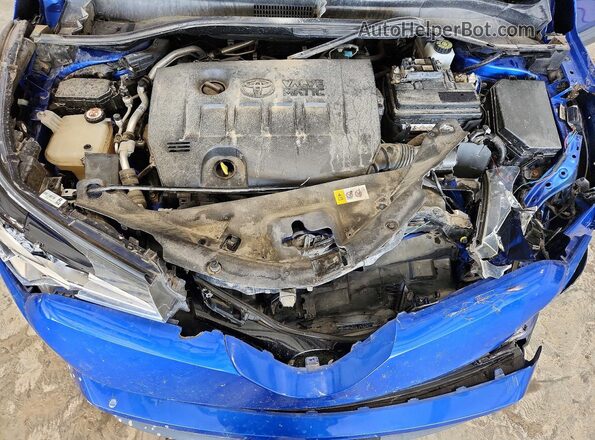 NMTKHMBX2JR012943 2018 TOYOTA C-HR Blue Rear interior view