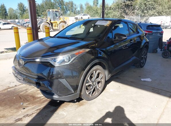 NMTKHMBX2JR037003 2018 TOYOTA C-HR Black Передня ліва чверть